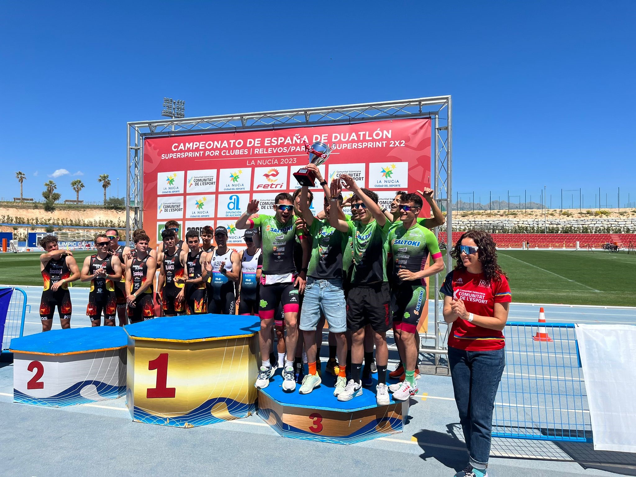 Bronce para Saltoki Trikideak en la Primera Divisi&oacute;n de la Liga Nacional de Clubes de Duatl&oacute;n